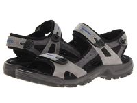 2016 ECCO Sport Athletic Sandals for Men - Yucatan Sandal - Wild Dove/Titanium/Black Oil Nubuck/Oil Nubuck/Textile Online